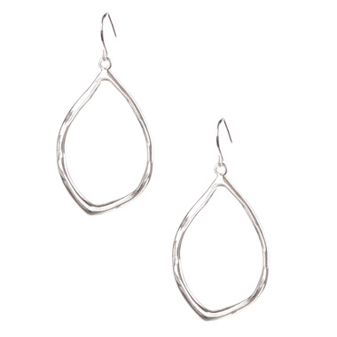 Organic Teardrop Earrings